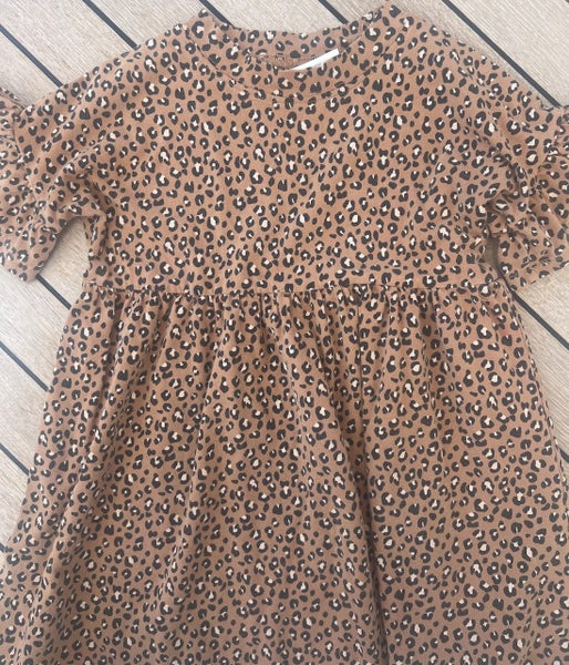 Rylee & Cru Leopard Print Girls Dress Carousel 2