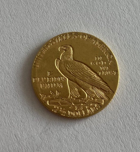1925 UNITED STATES OF AMERICA $2.5 INDIAN HEAD QUARTER EAGLE GOLD COIN Carousel 3
