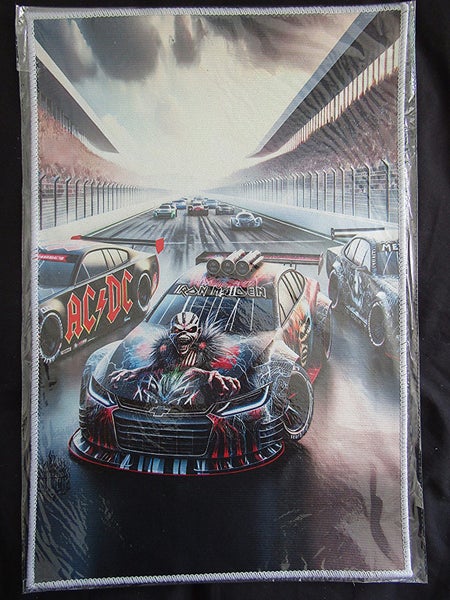 AC DC/Iron Maiden Mat, suitable for a door, bed or bathroom, or as wall hanging Carousel 1