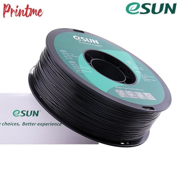 eSUN ABS BLACK 1.75mm 3D PRINTER FILAMENT 1kg/2.2lbs Carousel 2