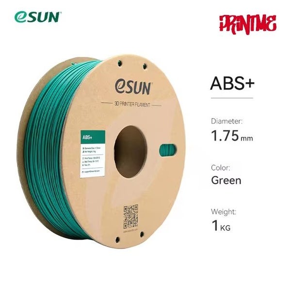 eSUN ABS+ GREEN 1.75mm 3D PRINTER FILAMENT 1kg/2.2lbs Carousel 1