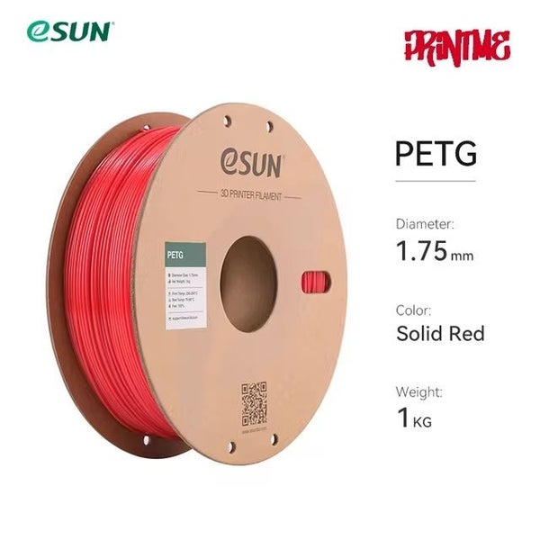 eSUN PETG RED 1.75mm 3D PRINTER FILAMENT 1kg/2.2lbs Carousel 1