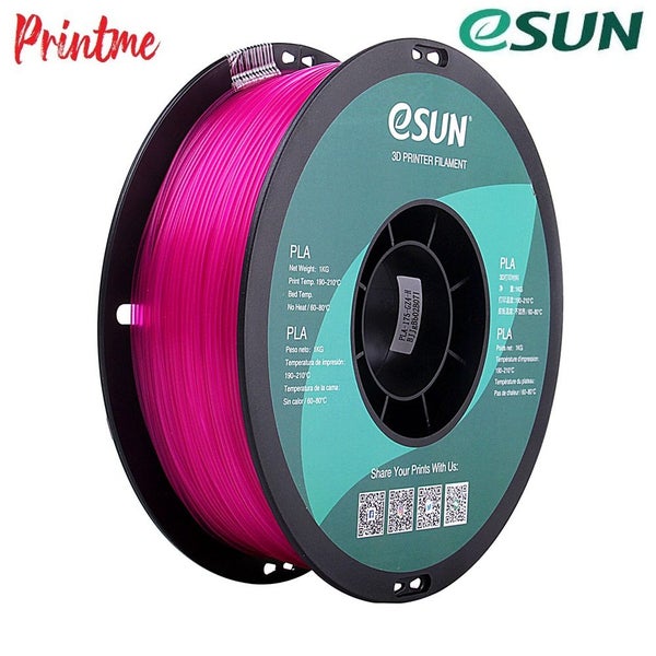 eSUN PLA GLASS PURPLE 1.75mm 3D PRINTER FILAMENT 1kg/2.2lbs Carousel 2