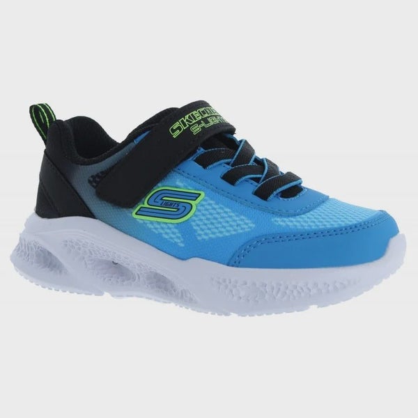 Skechers Meteor Lights Krendox - Black/Blue Carousel 1