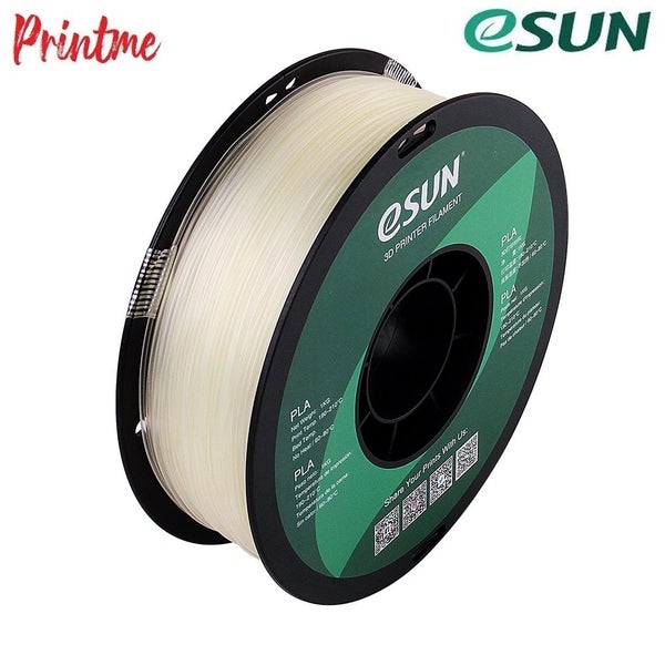 eSUN PLA CLEAR 1.75mm 3D PRINTER FILAMENT 1kg/2.2lbs Carousel 2