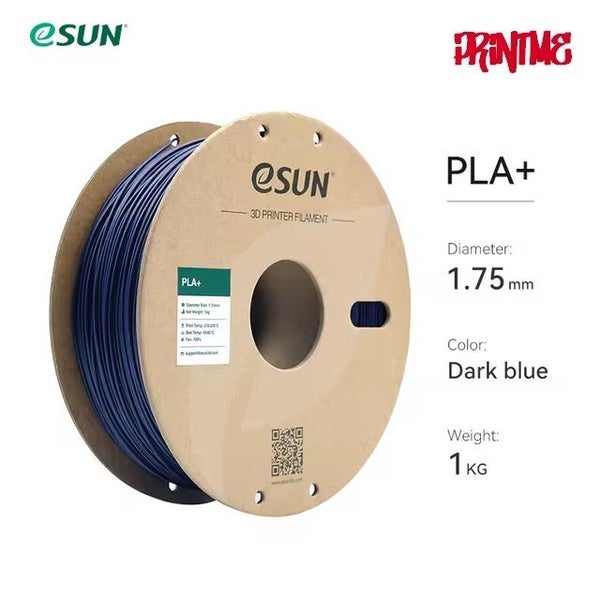 eSUN PLA+ DARK BLUE 1.75mm 3D PRINTER FILAMENT 1kg/2.2lbs Carousel 1