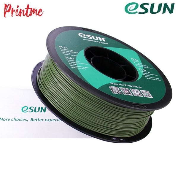 eSUN PLA+ OLIVE GREEN 1.75mm 3D PRINTER FILAMENT 1kg/2.2lbs Carousel 2