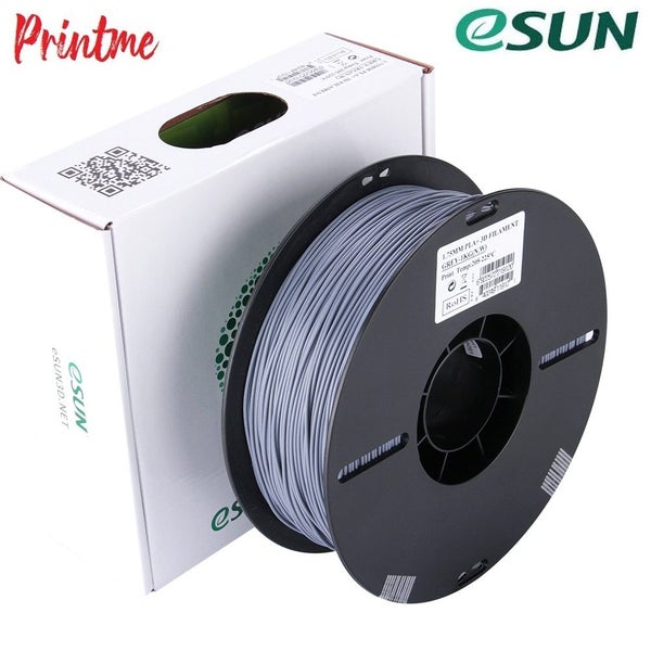 eSUN PLA+ GREY 1.75mm 3D PRINTER FILAMENT 1kg/2.2lbs Carousel 10