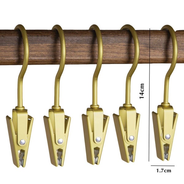 5 Heavy Duty Curtain Clips With Hook For Curtain Photos Boot Hats Home Rings Carousel 11
