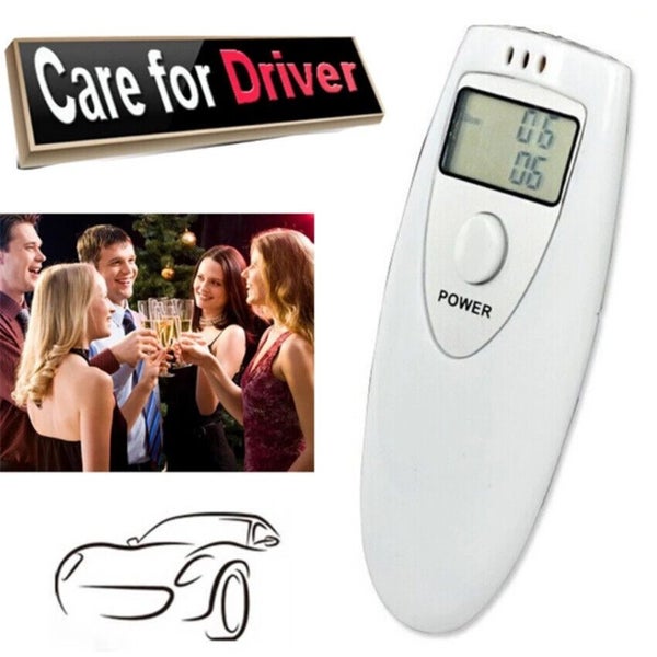 Professional Digital Alcohol Breath Breathalyser Breathalyzer Tester Detector Carousel 1