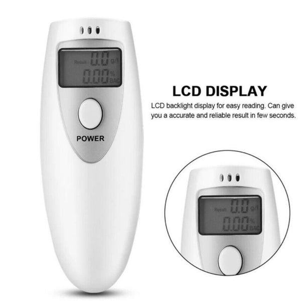 Professional Digital Alcohol Breath Breathalyser Breathalyzer Tester Detector Carousel 2