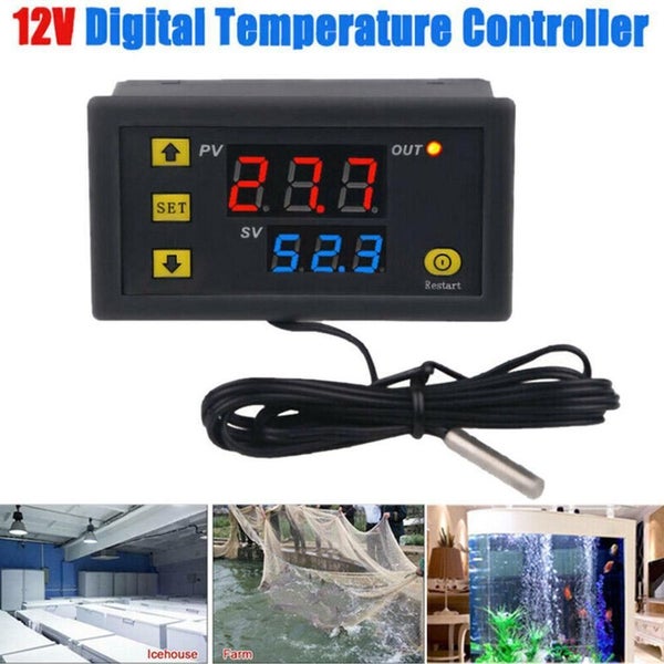 12V Temperature Controller Switch with Probe 20A Thermostat GXM Control R5Q6 Carousel 1
