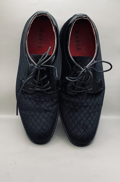 Maher, velvet quilted, men’s dress shoe, size 43 (UK 9 US 10) Carousel 2