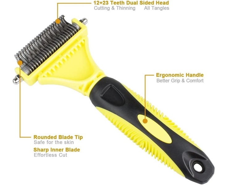 Dog Brush Cat Brush for Pet Hair Removal, DeShedding Tool for Dogs To Remove Carousel 5