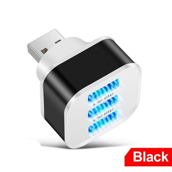 Car USB Charging Extender 2.0 3-port Extended USB Splitter With Indicator Li Carousel 9