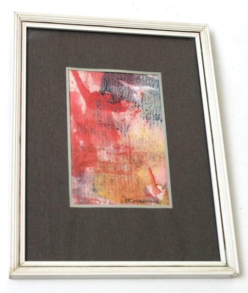 +++ DOROTHY SPREADBOROUGH " EAGLES NEST " MONOTYPE PRINT +++ Carousel 2