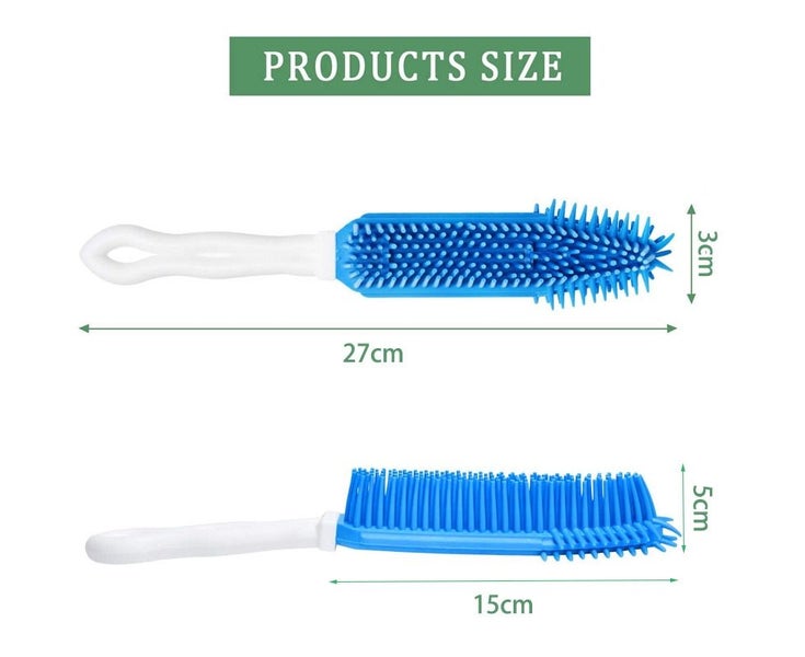 MiserwePcs Pet Hair Remove Brush Portable Dog Cat Rubber Massage Brush-B Carousel 2
