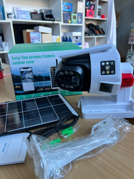 New 4G Dual Lens Solar Powered Wireless Outdoor Security CCTV Camera Carousel 2
