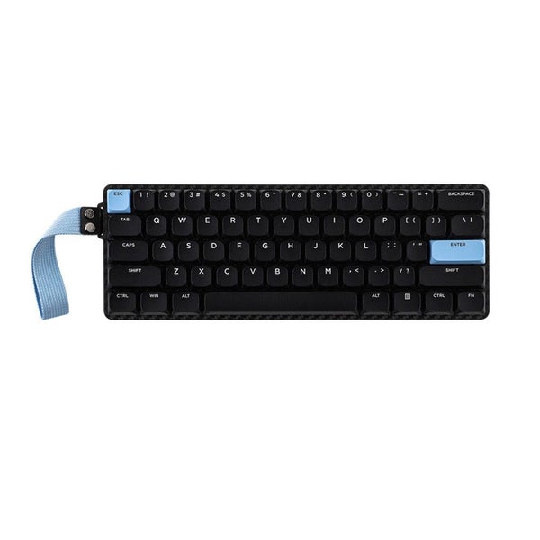 Epomaker Carbon60 RGB Hot-swappable Wireless Mechanical Keyboard - Black, Gat... Carousel 1