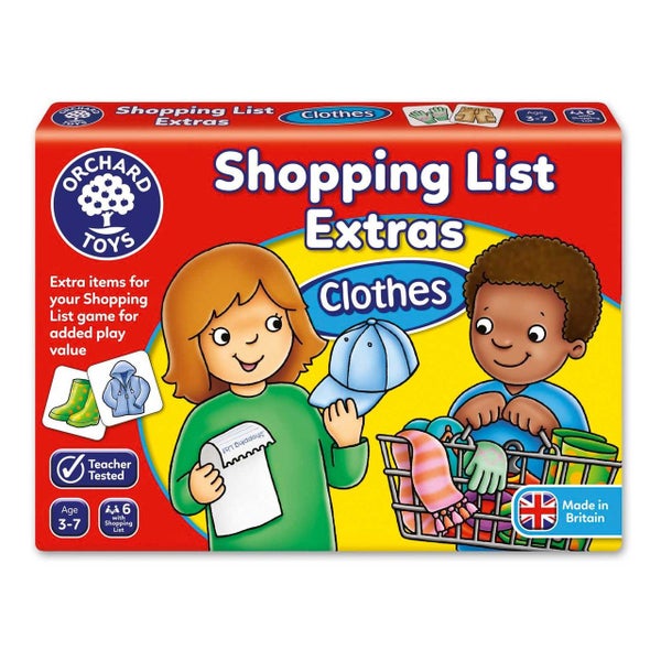 Orchard Toys Game Shopping List Booster Pack - Clothes Carousel 1