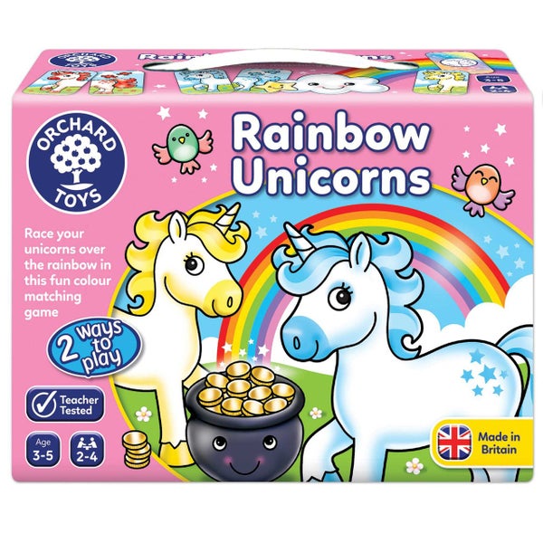Orchard Toys Rainbow Unicorns Game Carousel 1