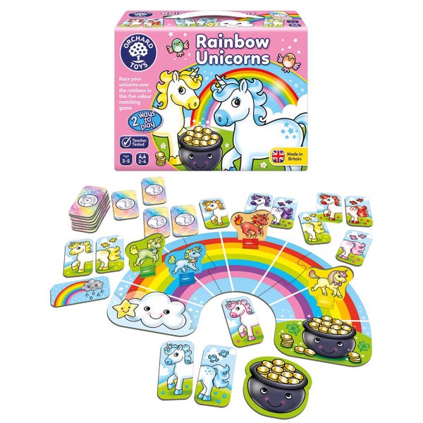 Orchard Toys Rainbow Unicorns Game Carousel 2