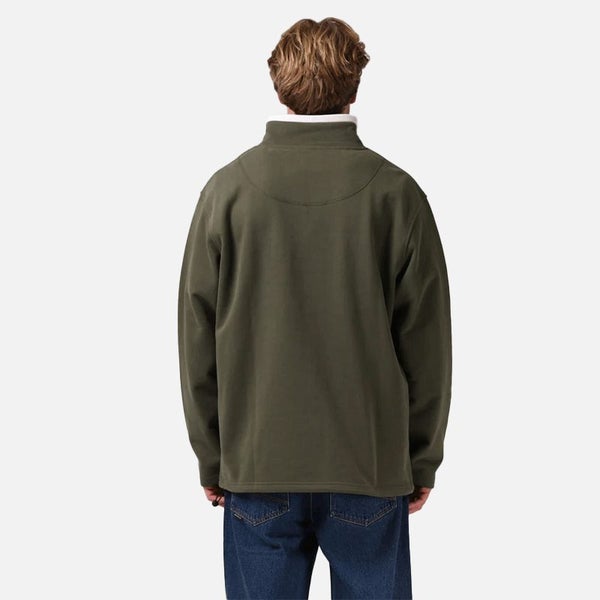 RPM 90s 1/4 Zip Sweater - Olive/White Carousel 3