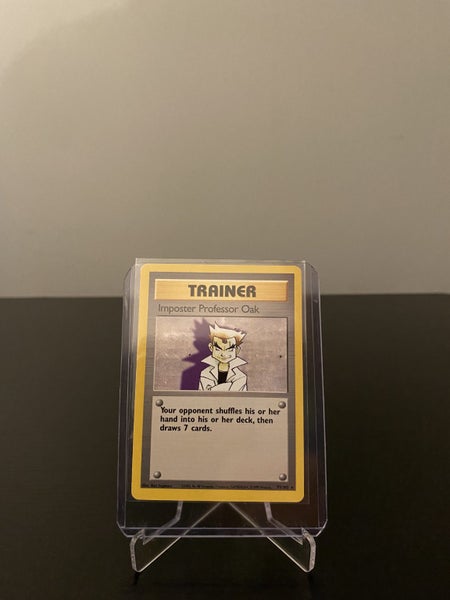 Pokemon Imposter Professor Oak Base Set 73/102 Carousel 1