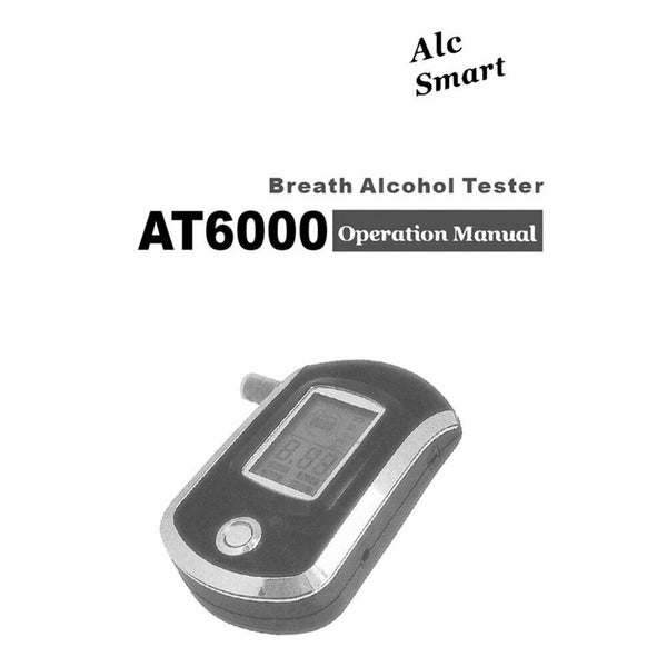 New Digital Breath Alcohol Tester Mini Professional Police AT6000 Alcohol Tester Carousel 7