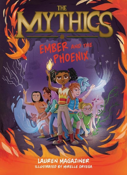The Mythics #4: Ember and the Phoenix by Lauren Magaziner - Paperback Carousel 1