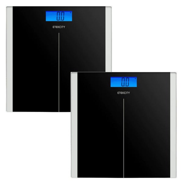 Etekcity Digital Body Weight Bathroom Scale Black 2 Pack Bathroom Scales Carousel 1