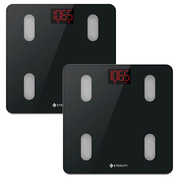 Etekcity Smart Wifi Scale For Body Weight Black 2 Pack Scales Carousel 1