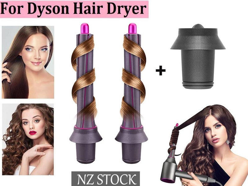 2PCS Long Hair Curling Barrels for Dyson Hair Dryer Carousel 1