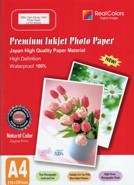 PREMIUM INKJET PHOTO PAPER A4 Carousel 1