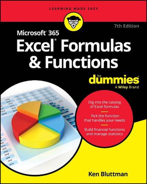 Microsoft 365 Excel Formulas & Functions For Dummies by Ken Bluttman - Paperback Carousel 1