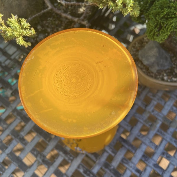 C1900? glass coupe vase Carousel 4