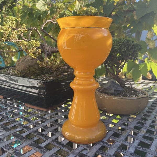 C1900? glass coupe vase Carousel 2
