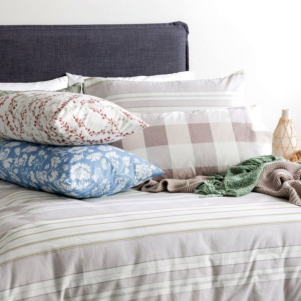 Park Avenue 175 GSM Egyptian Cotton Flannelette Quilt Cover Set Bon Fire Carousel 4