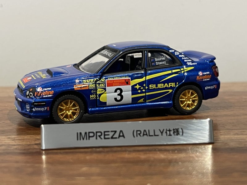 SUBARU IMPREZA 2 Model(STi, Rally) 1/64 TOMICA LIMITED #827 Carousel 2