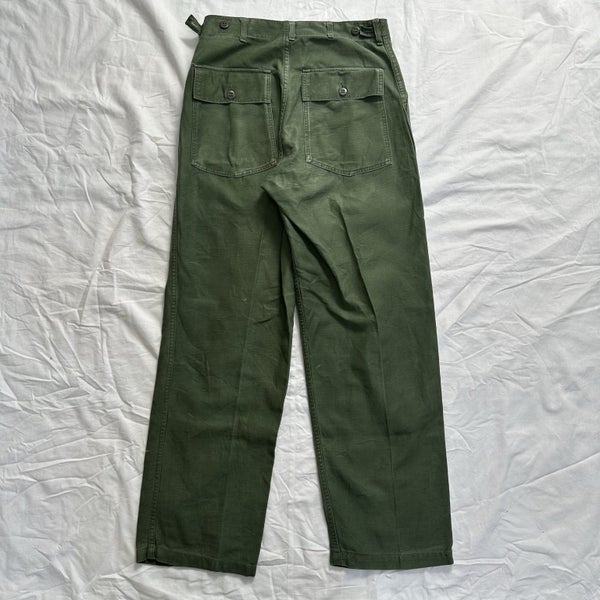 Vintage USA Military Army OG 107 Trousers Carousel 4