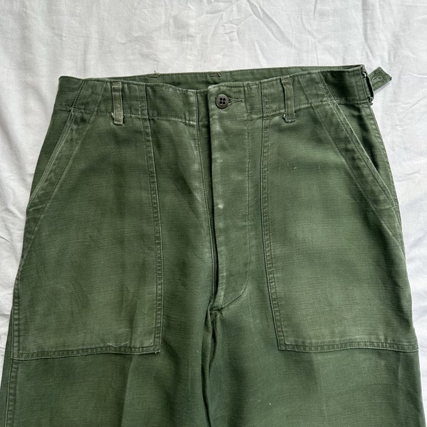 Vintage USA Military Army OG 107 Trousers Carousel 2
