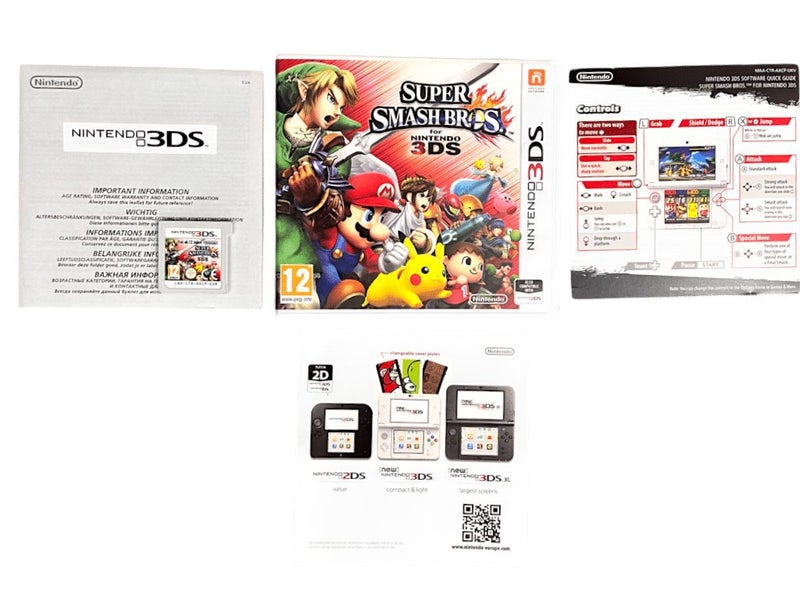 Super Smash Bros. for 3DS (ALTERNATE PRINT) *CASE + CONTENTS, NO CARTRIDGE* Carousel 2