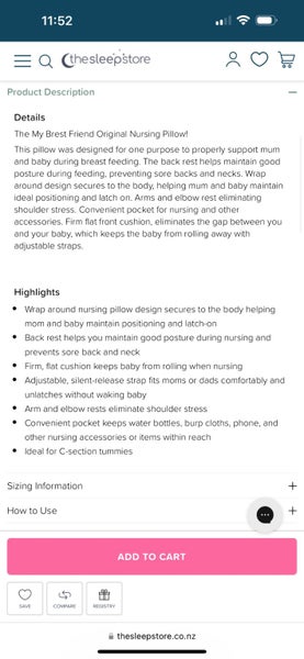 My Brest Friend Original Nursing Pillow- Fireworks Carousel 3