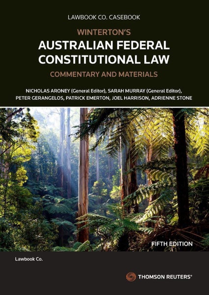 Winterton's Australian Federal Constitutional Law by Nicholas Aroney - Paperback Carousel 1