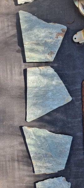 Green Slate rock stone pieces for fish tank aquarium Carousel 4