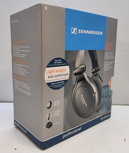 Sennheiser - Professional Monitoring HD 380 Pro Headphones Like New INC Case Carousel 1