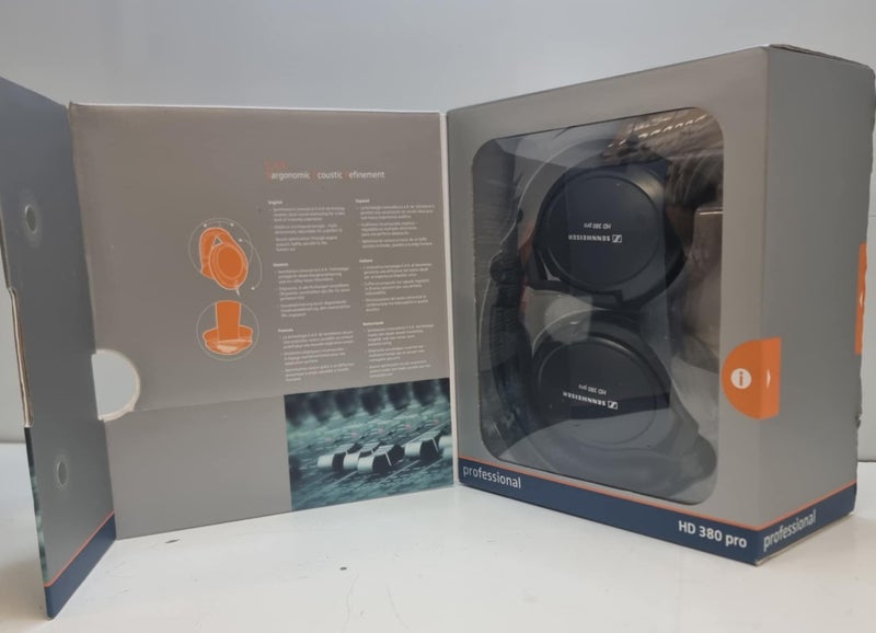 Sennheiser - Professional Monitoring HD 380 Pro Headphones Like New INC Case Carousel 2