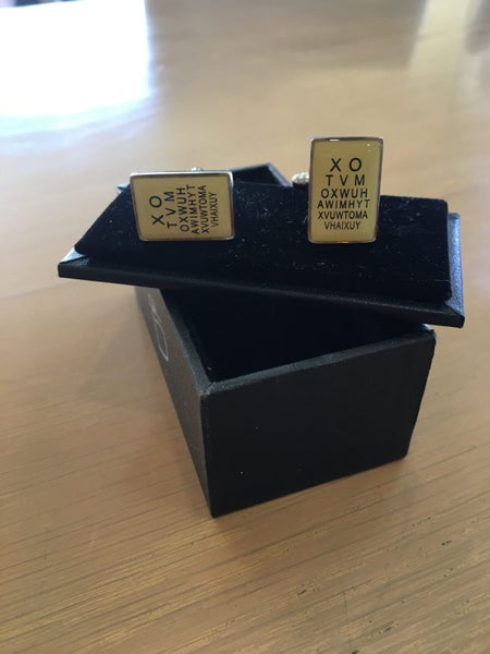 Eye Chart Cufflinks Carousel 7