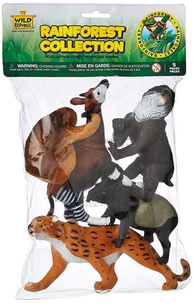 Polybag of Rainforest Animals Carousel 1