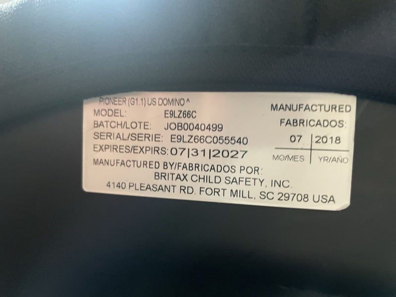 Britax booster seat Pioneer Carousel 2